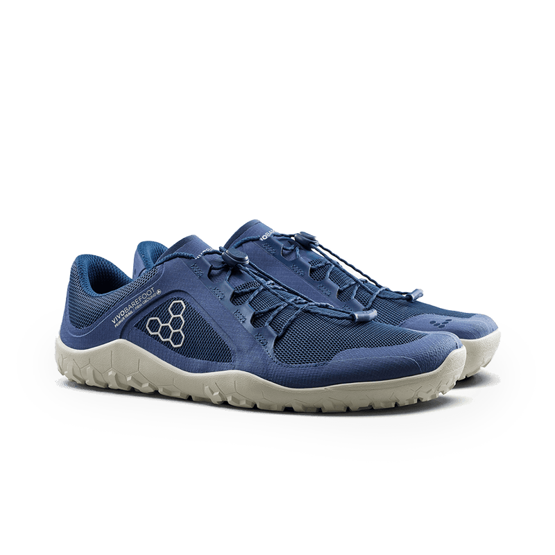 Load image into Gallery viewer, Vivobarefoot Primus Trail FG 3.5 Men's Barefoot Trail Running Shoe – Insignia Blue
