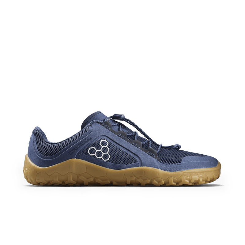 Load image into Gallery viewer, Vivobarefoot Primus Trail FG 3.5 Men's Barefoot Trail Running Shoe – Insignia Blue/Gum
