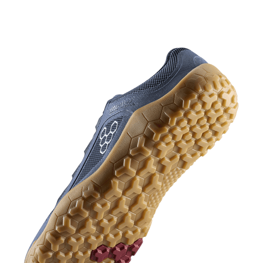 Vivobarefoot Primus Trail FG 3.5 Women's Barefoot Trail Running Shoe – Insignia Blue/Gum