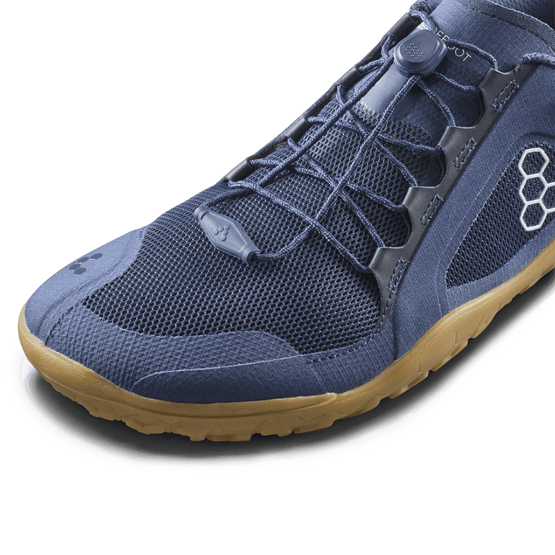 Load image into Gallery viewer, Vivobarefoot Primus Trail FG 3.5 Men's Barefoot Trail Running Shoe – Insignia Blue/Gum
