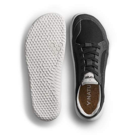 Vivobarefoot Gobi II Sneaker Premium Canvas Mens Obsidian-1
