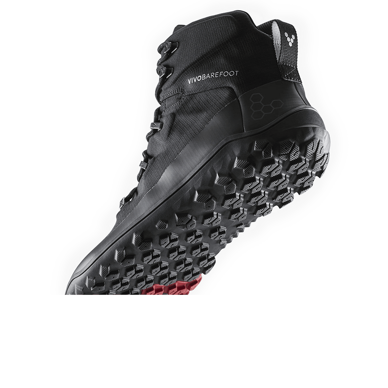 Load image into Gallery viewer, Vivobarefoot Tracker Textile AT II Men's Barefoot Hiking Boot – Obsidian
