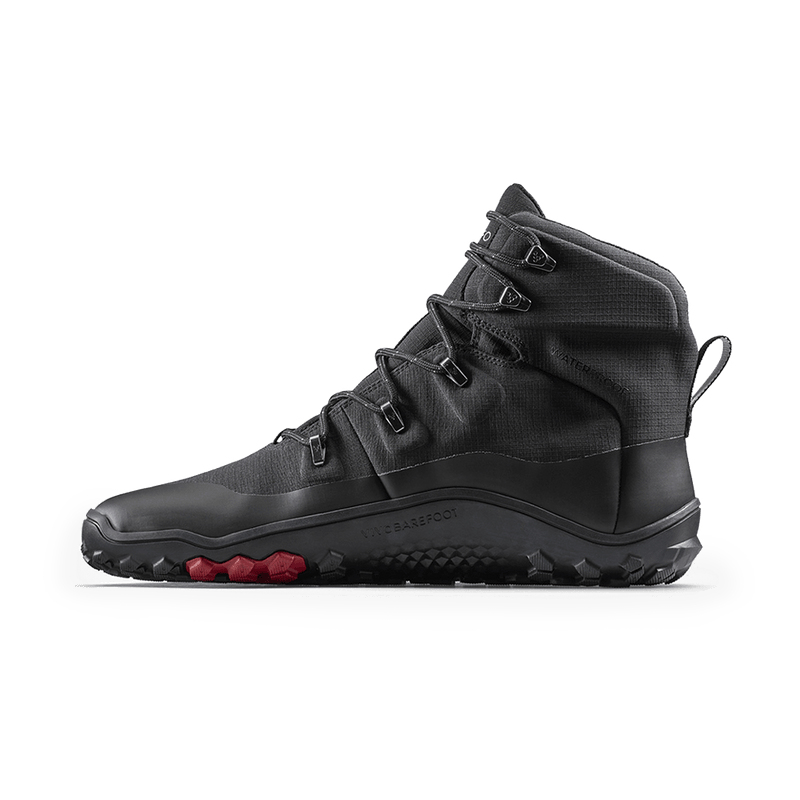 Load image into Gallery viewer, Vivobarefoot Tracker Textile AT II Men's Barefoot Hiking Boot – Obsidian
