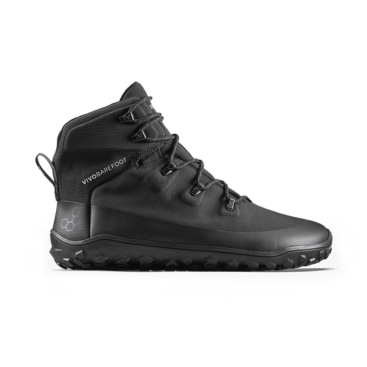Vivobarefoot Tracker Textile AT II Men's Barefoot Hiking Boot – Obsidian