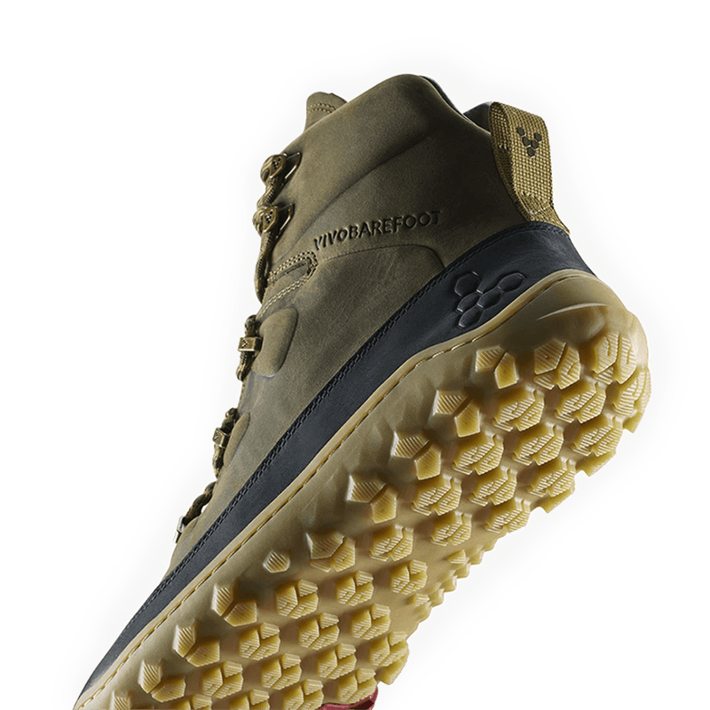 Load image into Gallery viewer, Vivobarefoot Tracker Leather AT II Men's Barefoot Hiking Boot – Dark Olive
