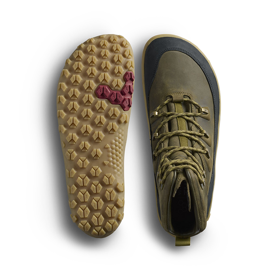 Vivobarefoot Tracker Leather AT II Mens Dark Olive-1