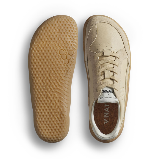 Vivobarefoot Gobi II Sneaker Premium Leather Mens Desert Sand-1