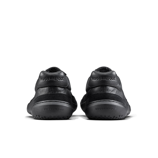 Vivobarefoot Gobi II Sneaker Premium Leather Mens Triple Obsidian-4