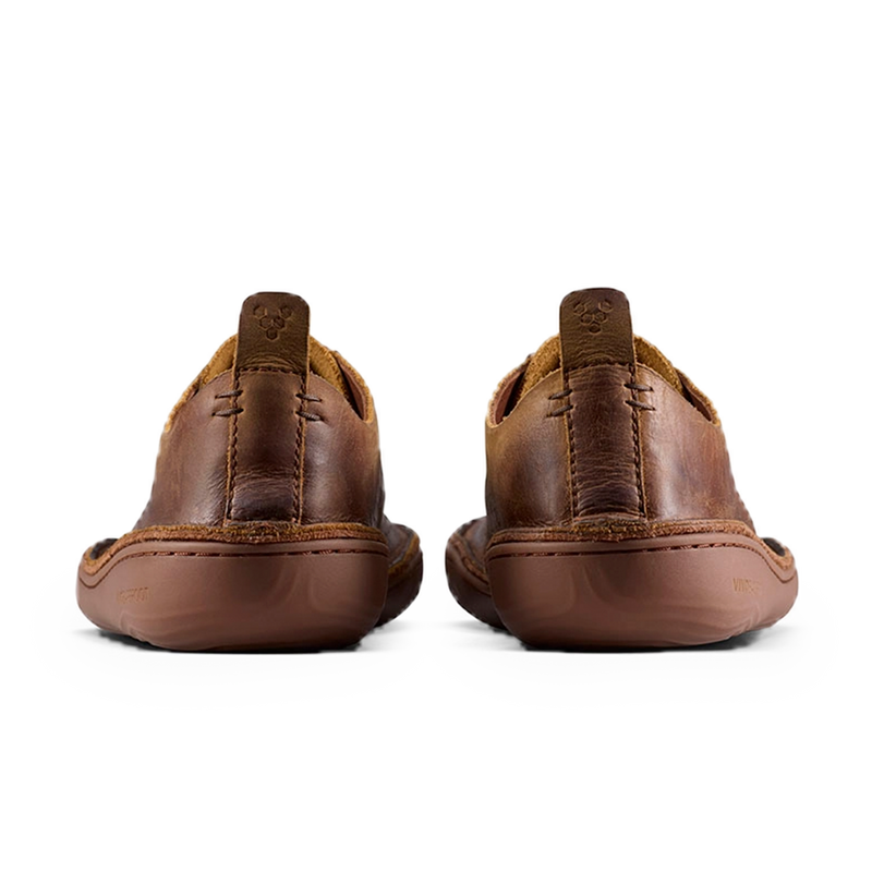 Load image into Gallery viewer, Vivobarefoot Sensus Moc Lace Up Leather Mens Dark Tan-3
