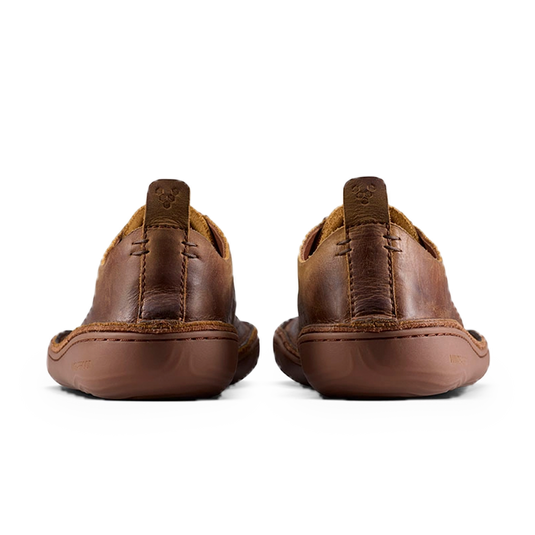 Vivobarefoot Sensus Moc Lace Up Leather Mens Dark Tan-3