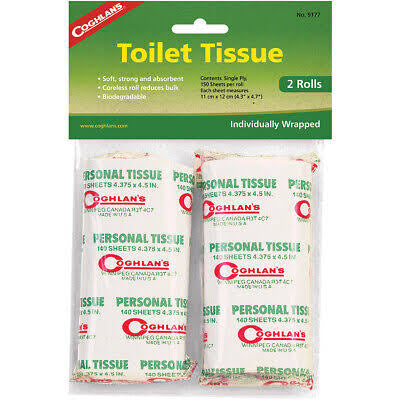 Coghlans Toilet Tissue - 2 Packs