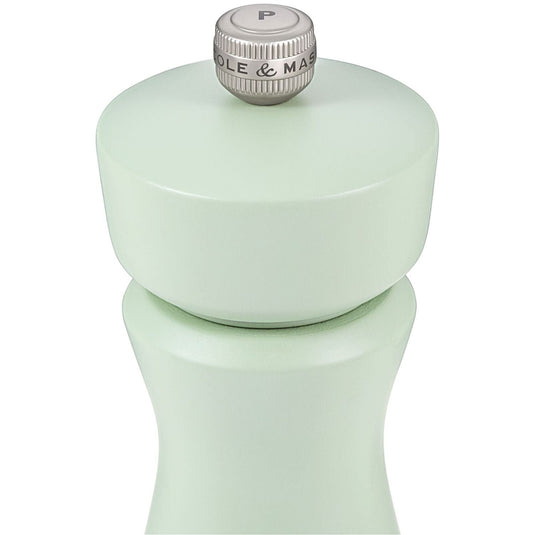 Cole & Mason Kenton Salt & Pepper Mill 15cm Rubberwood Ceramic Grinder - Sage-4