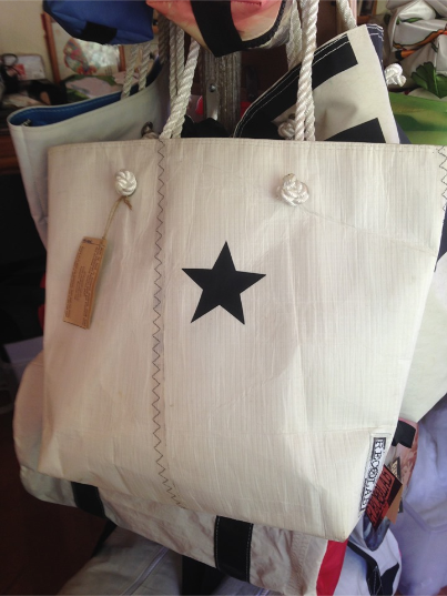 Sea Breeze Recycled Sail Shopper Bag