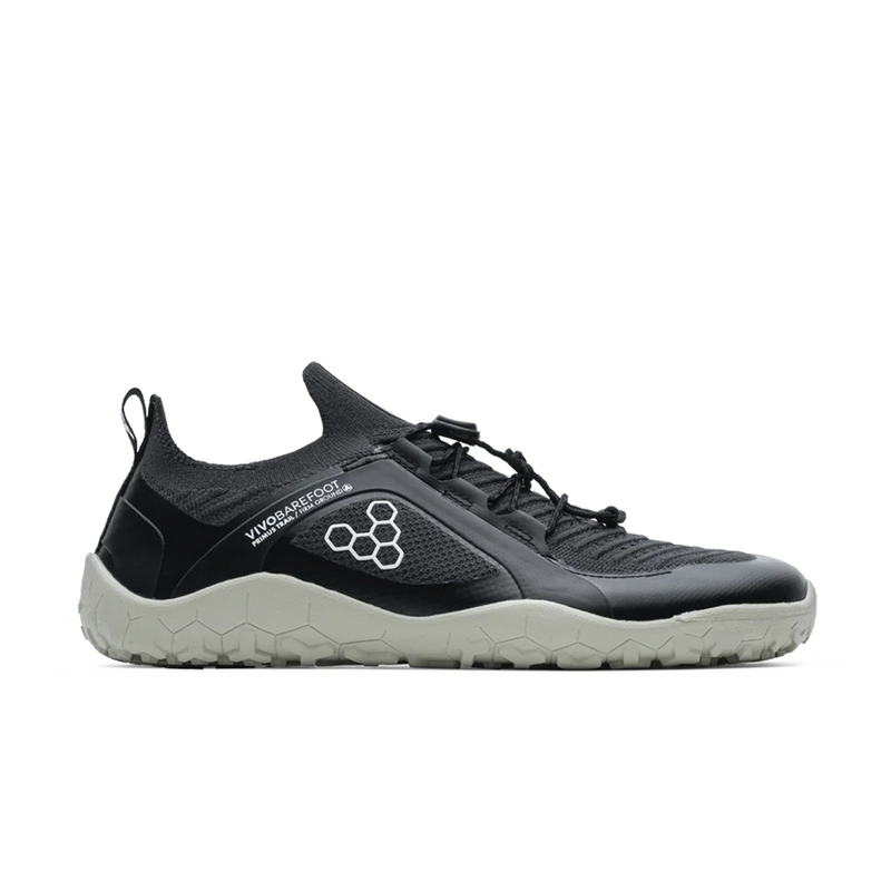 Load image into Gallery viewer, Vivobarefoot Primus Trail Knit Obsidian/Sandstone
