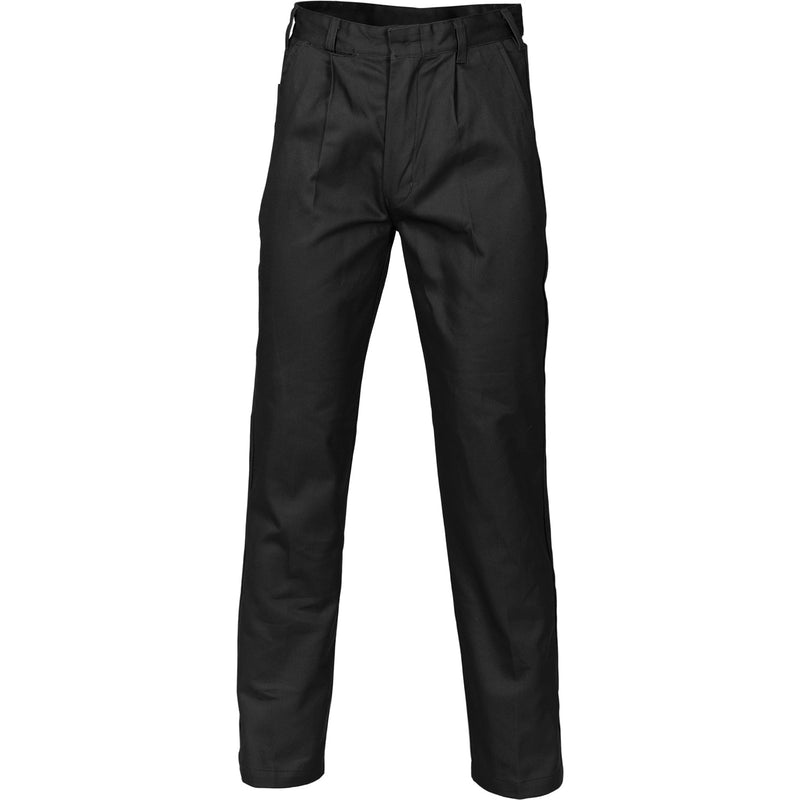Load image into Gallery viewer, DNC Cotton Drill Work Pants Workwear - Black Stout Length-1
