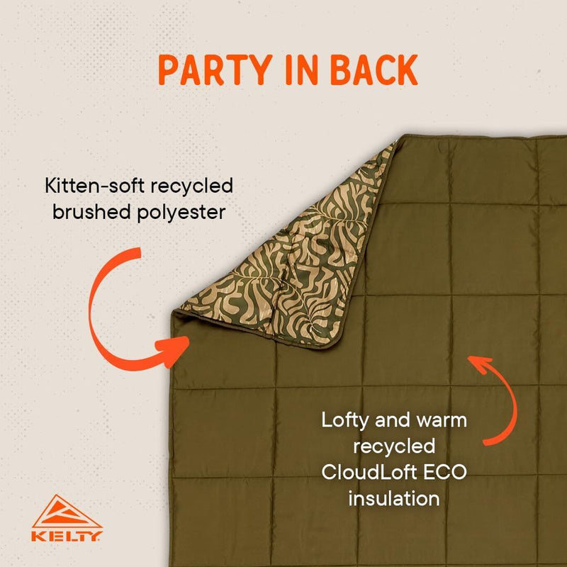 Load image into Gallery viewer, Kelty Bestie Blanket Fern - Compact, Versatile Large 1P Camp Blanket - Twin-4
