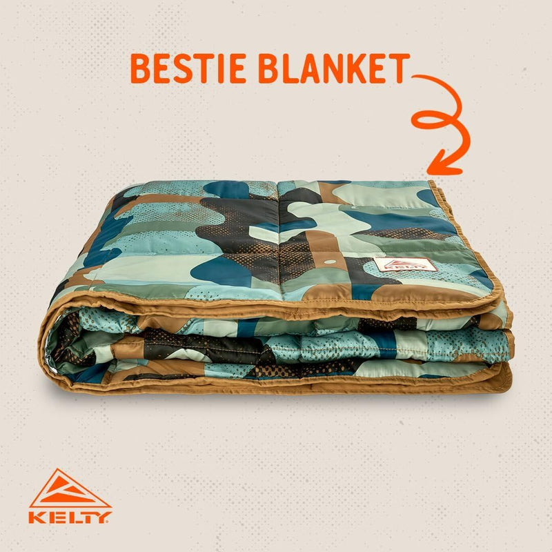 Load image into Gallery viewer, Kelty Bestie Blanket Geo Natural - Lightweight and Cozy Large 1P Blanket - Twin-2
