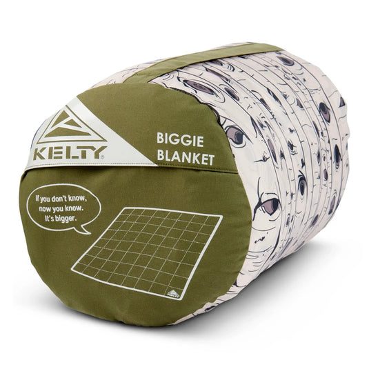 KELTY Biggie Blanket Outdoor Travel Hiking Camping Picnic Cover in Winter Moss / Aspen Eyes-2