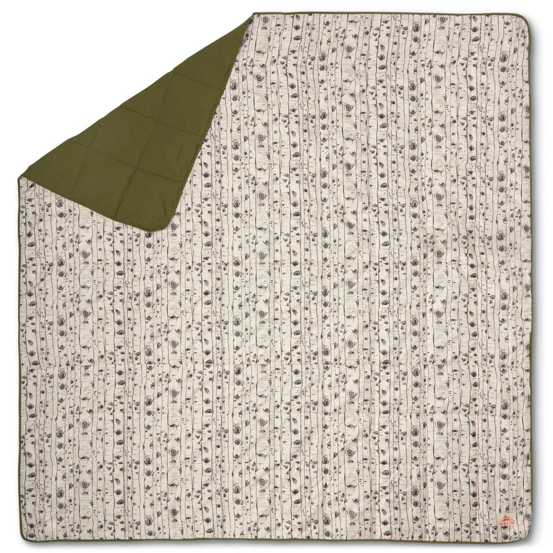 Load image into Gallery viewer, KELTY Biggie Blanket Outdoor Travel Hiking Camping Picnic Cover in Winter Moss / Aspen Eyes-0
