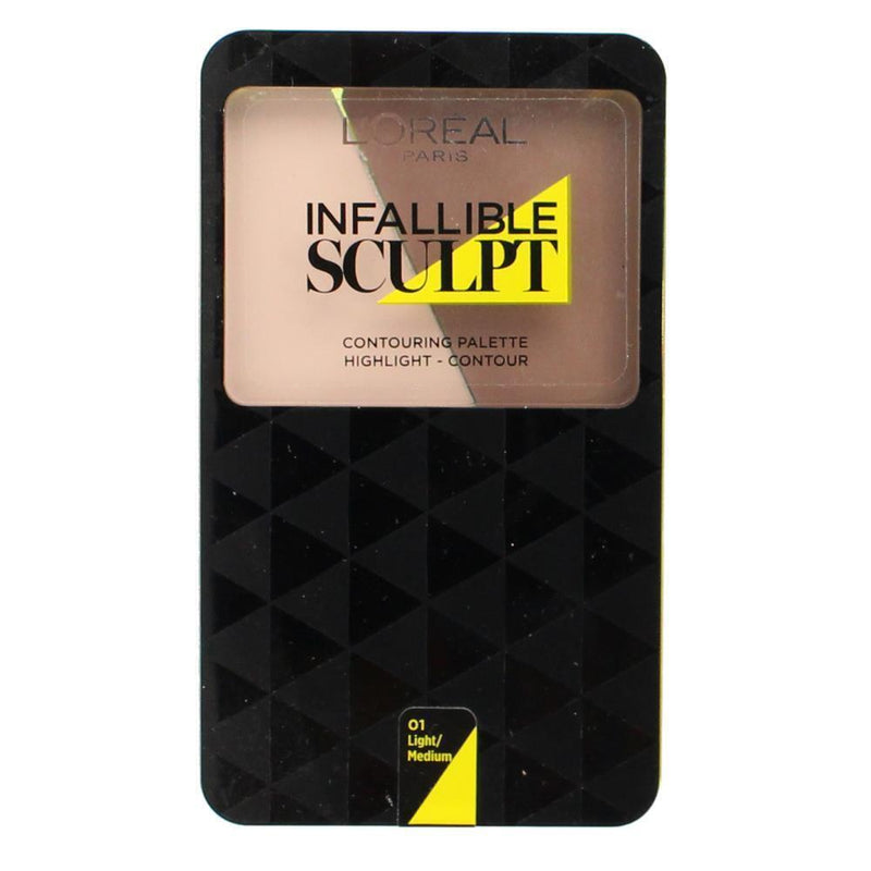Load image into Gallery viewer, Loreal 10g Infallible Sculpt Contouring Palette Contour - 01 Light/Medium-1
