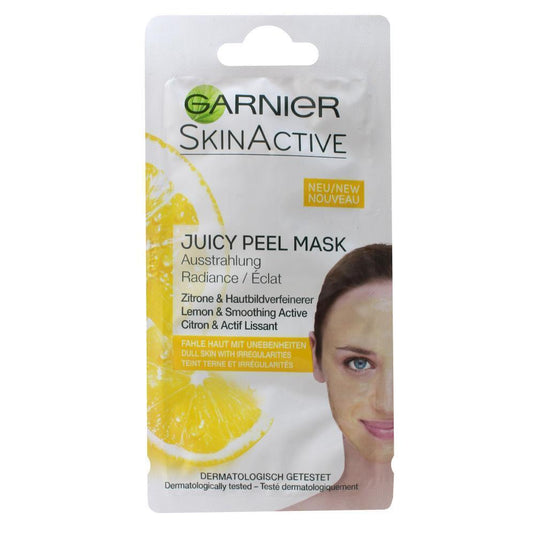 GARNIER 8mL SKINACTIVE JUICY PEEL MASK LEMON & SMOOTHING ACTIVE-3