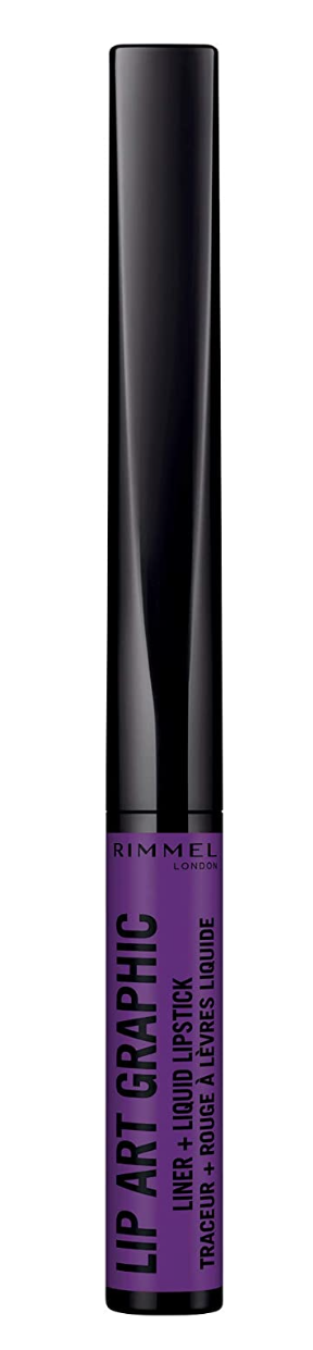 Rimmel 2-in-1 London Lip Art Graphic Liner + Liquid Lipstick - 875 Master Piece-0