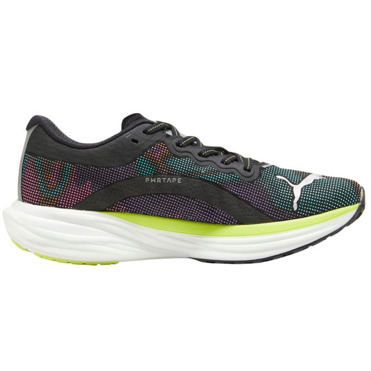 Mens Puma Deviate NITRO 2 Psychedelic Rush PUMA Black Lime Pow White - Size 11.5-3