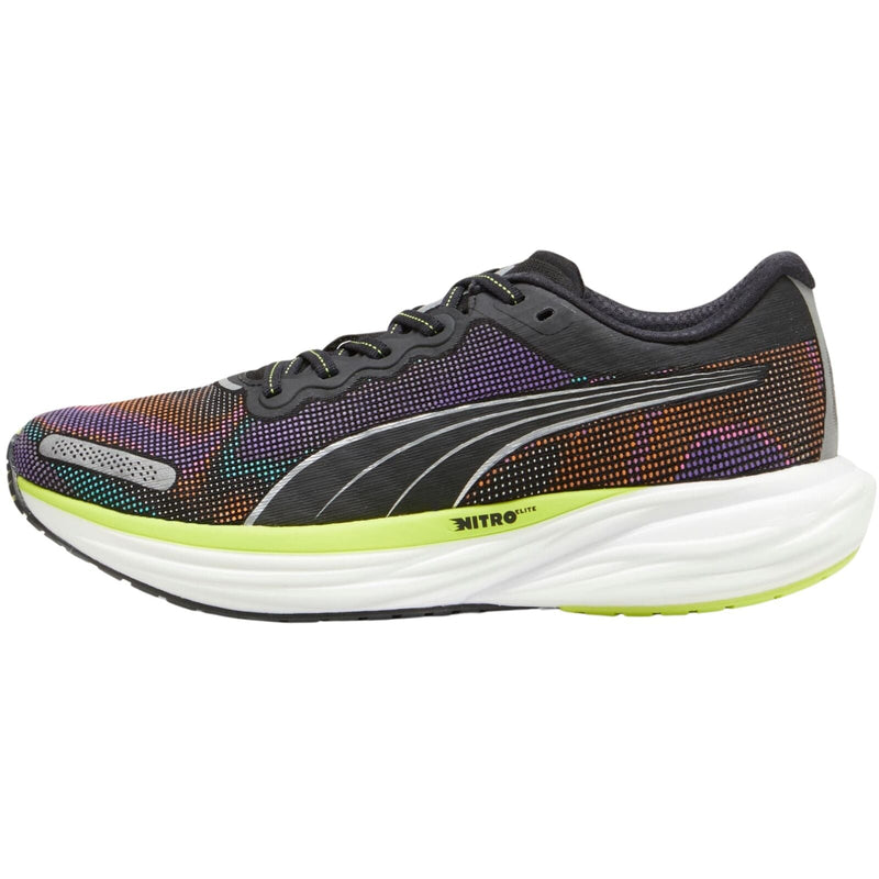 Load image into Gallery viewer, Mens Puma Deviate NITRO 2 Psychedelic Rush PUMA Black Lime Pow White - Size 11.5-1
