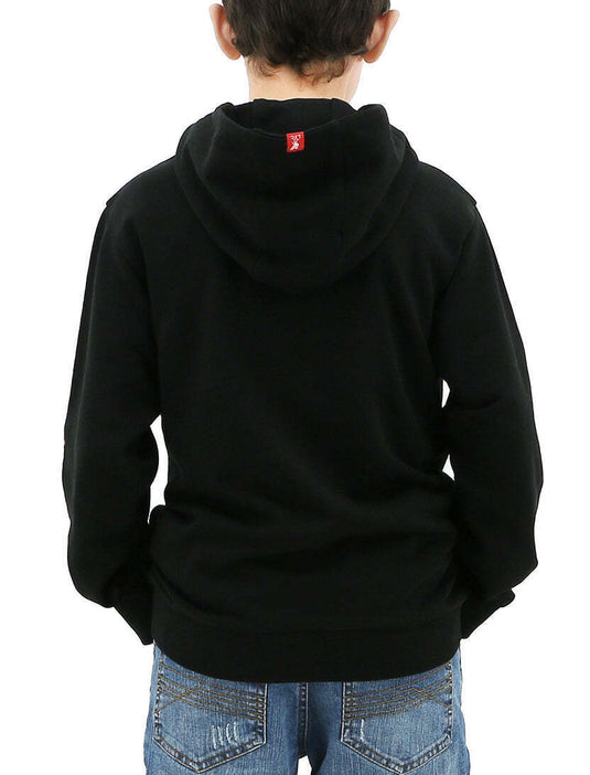 Liverpool FC Youth Boys Hoodie Jumper LFC Anfield Hoody - Black-4