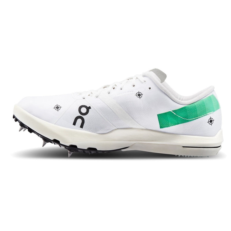 Load image into Gallery viewer, On Cloudspike 10000m Running Spikes Mens Sprinting Shoes in Undyed White/Mint-3

