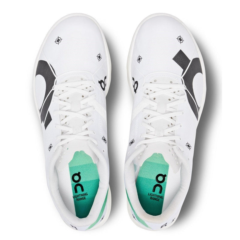Load image into Gallery viewer, On Cloudspike 10000m Running Spikes Mens Sprinting Shoes in Undyed White/Mint-4
