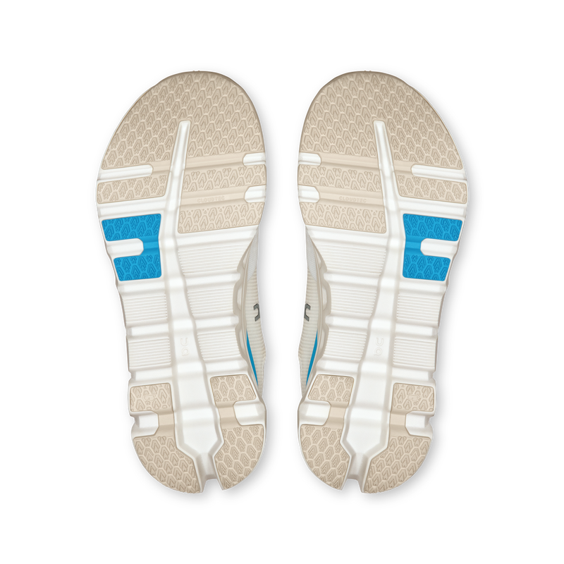 Load image into Gallery viewer, On Womens Cloudrunner 2 Running Shoes Sneakers in White/Horizon-4

