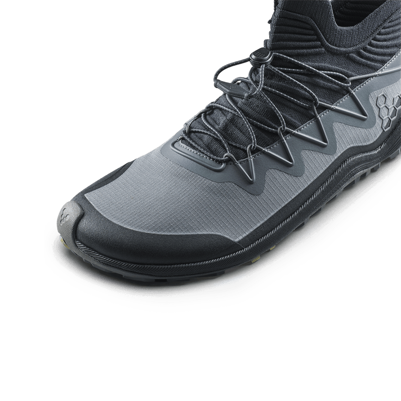 Load image into Gallery viewer, Vivobarefoot Primus Trail Flow Mid II Mens Dark Shadow
