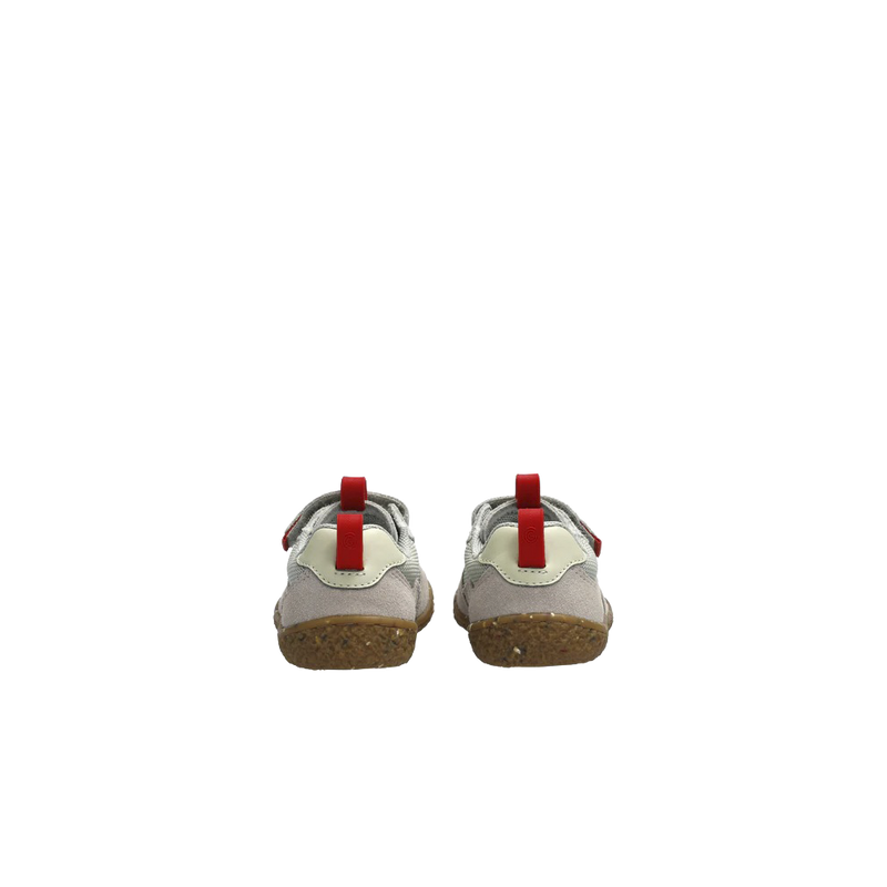 Load image into Gallery viewer, Groundies Lou 2.0 Kids' Barefoot Sneakers – Sage Green/Red
