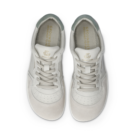 Groundies Nova GO1 Women's Barefoot Sneakers – Beige/Pink