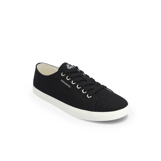 Groundies Lima Women's Vegan Barefoot Sneakers – Black