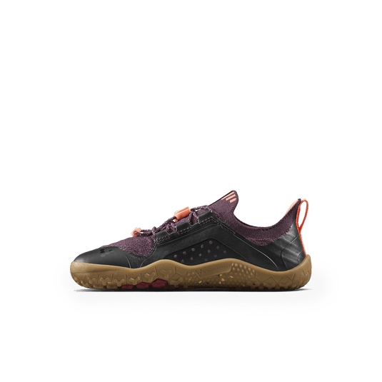 Vivobarefoot Primus Trail Knit FG Preschool Huckleberry/ Molten Lava