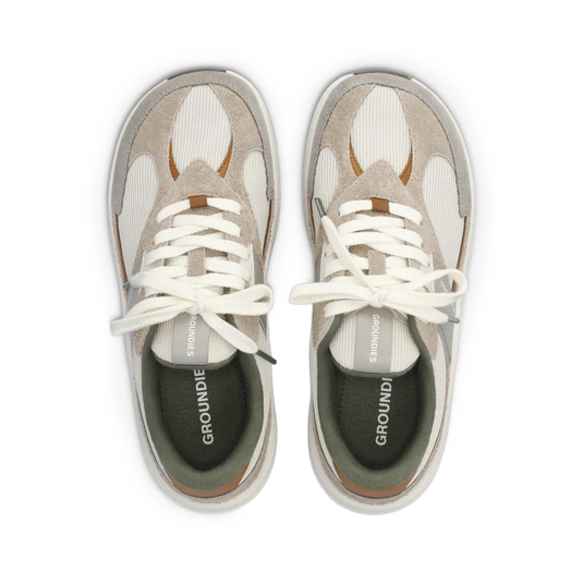 Groundies Starlite 2.0 Men's Barefoot Sneakers – Beige/Caramel