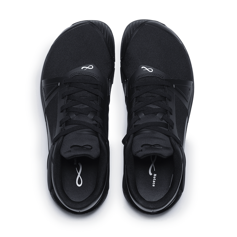 Load image into Gallery viewer, Notace Koto 1 Men's Natural Court Shoe – Triple Black
