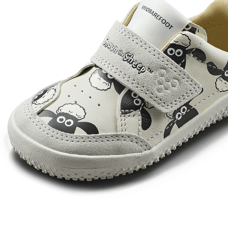 Load image into Gallery viewer, Vivobarefoot Gobi Sneaker Toddlers Barefoot Shoe – Shaun The Sheep

