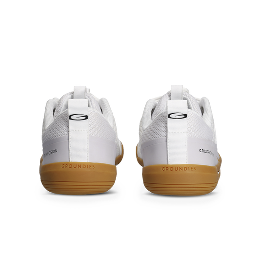 Groundies G-Flex Precision Women's Barefoot Training Shoes – White