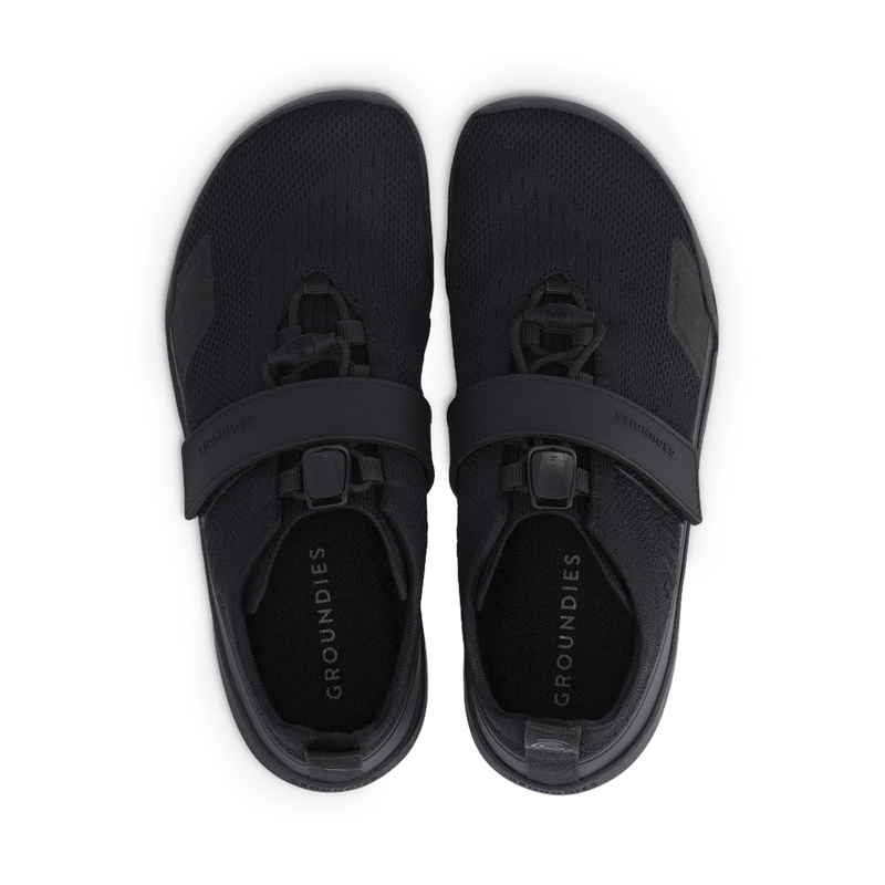 Load image into Gallery viewer, Groundies G-Flex Men's Barefoot Cross-Training Shoes – Black
