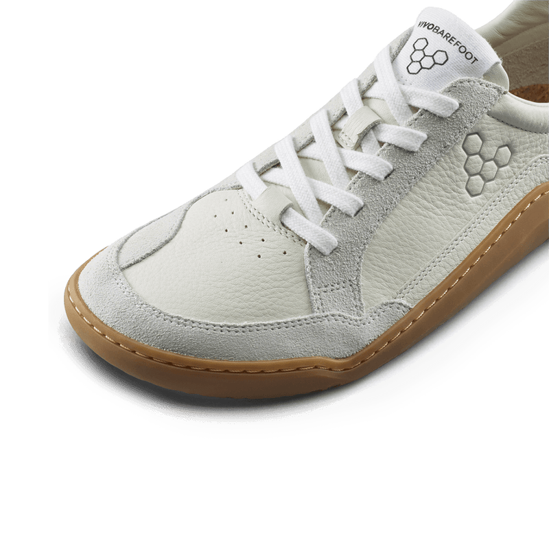 Load image into Gallery viewer, Vivobarefoot Gobi III Sneaker Leather Womens Limestone Dusty Green
