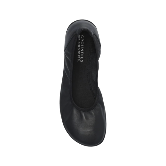 Groundies Lily 3.0 Women's Barefoot Ballet Flats – Black