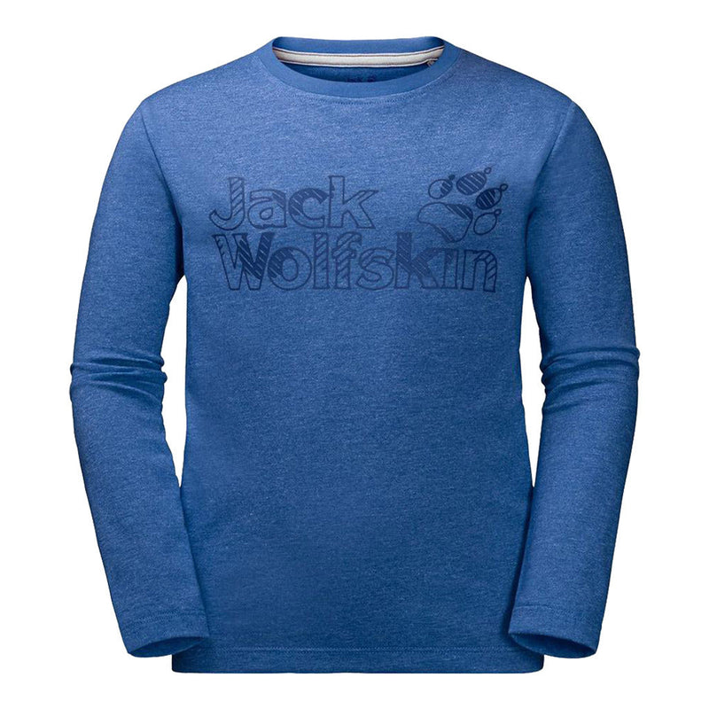 Load image into Gallery viewer, Jack Wolfskin Boys Long Sleeve Cotton Tee T-Shirt Top Kids Childrens
