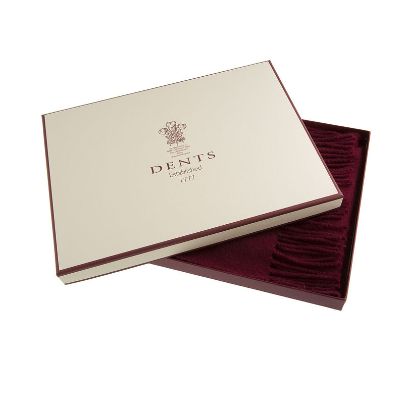 Load image into Gallery viewer, Dents Heritage Plaid Check Cashmere Scarf with Tassels and Gift Box in Camel-4
