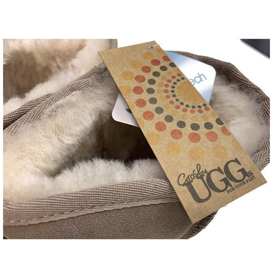 GROSBY Jillaroo Ladies UGG Boots Genuine Sheepskin Suede Leather High Classic Moccasins - Mushroom-2