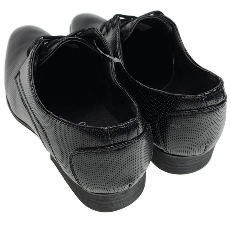 Load image into Gallery viewer, Grosby Mens Aaron Lace Up Shoes Formal Dress Synthetic Leather - Black-3
