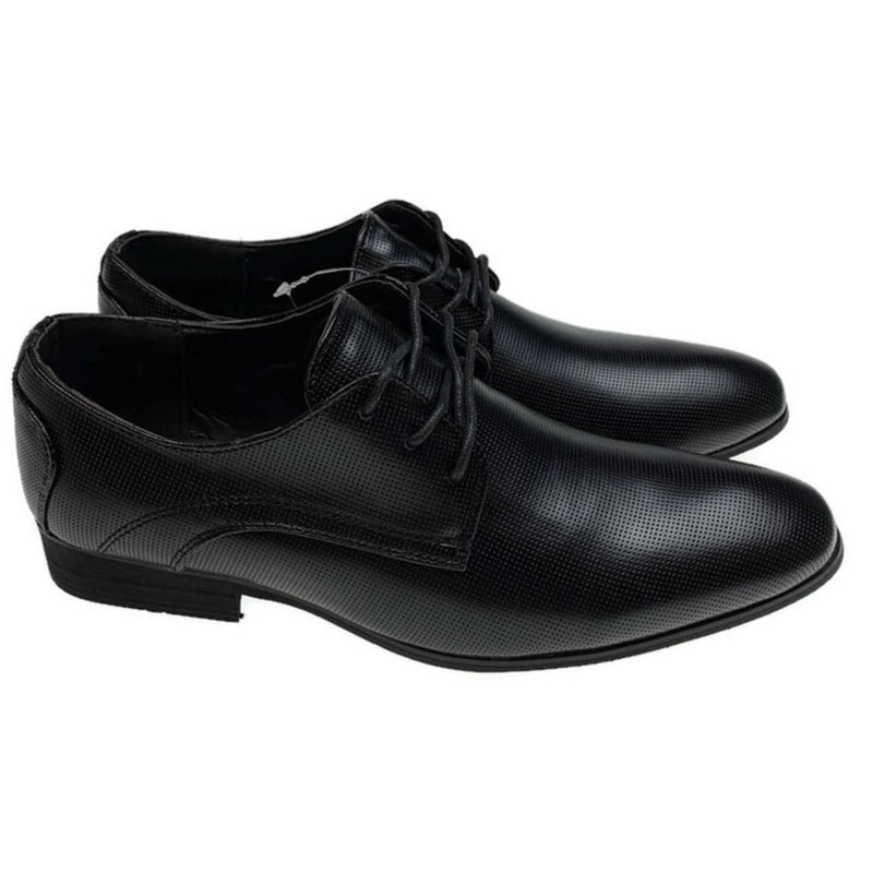Load image into Gallery viewer, Grosby Mens Aaron Lace Up Shoes Formal Dress Synthetic Leather - Black-4
