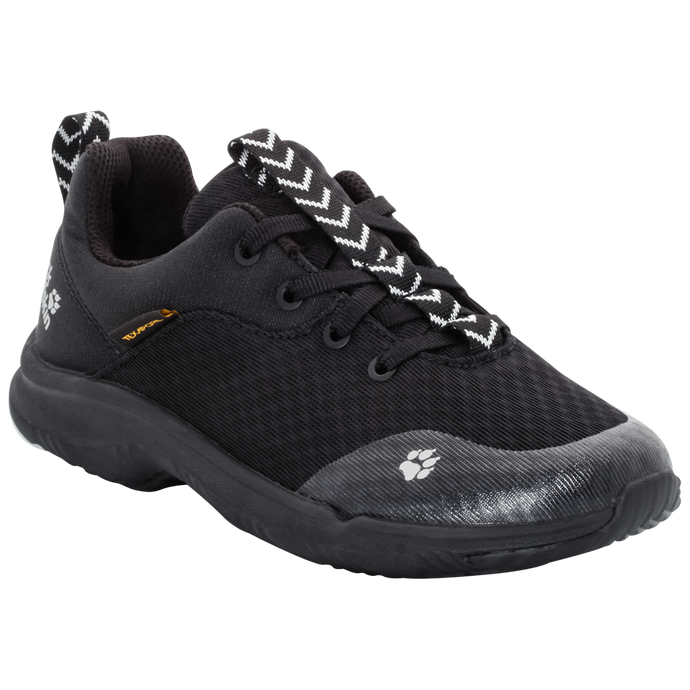 Jack Wolfskin Girls Phoenix Texapore Low Shoes Hiking Trekking - Black-0